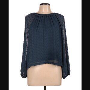 OAK + FORT Size L Blue Blouse [ Oak Fort]